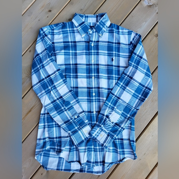 Polo Men's Cotton flannel button up shirt - Picture 1 of 7